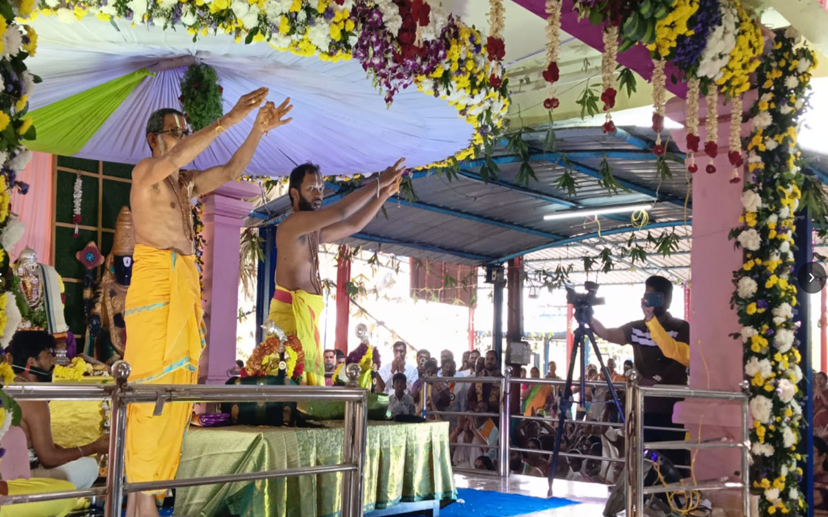 సెవెన్ ఇంక్లైన్ గుట్టపై ఘనంగా వేంక‌టేశ్వర స్వామి కల్యాణం