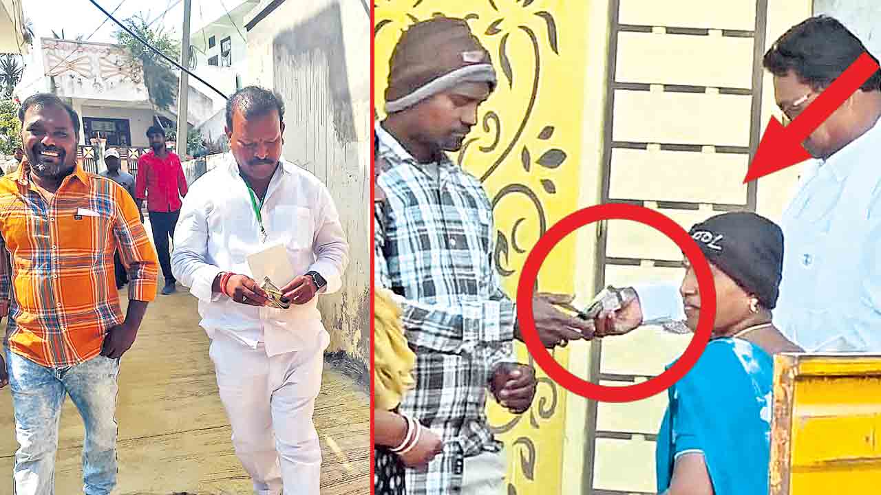 పోలింగ్‌ రోజూ ఆగని ప్రలోభాలు