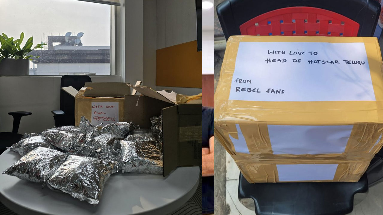 Raja Saab | ఓటీటీలో ‘ది రాజా సాబ్’ సందడి… జియో హాట్‌స్టార్ ఆఫీస్‌కు బిర్యానీ వరద కురిపించిన ప్రభాస్ ఫ్యాన్స్!