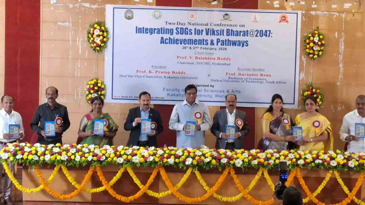 మానవ సంక్షేమమే దేశ లక్ష్యాలు కావాలి : కేయూ వీసీ ప్రతాప్‌రెడ్డి