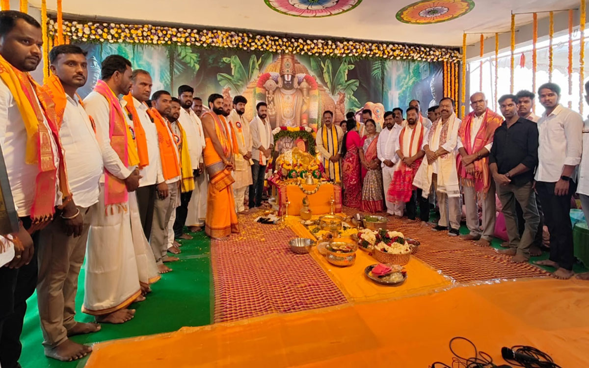 కనుముకులలో వైభవంగా వేంక‌టేశ్వ‌రుడి తిరు కల్యాణం