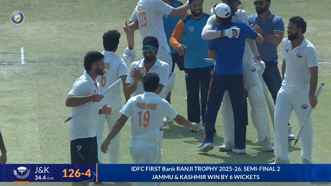 Jammu & Kashmir: చ‌రిత్ర సృష్టించిన జ‌మ్మూక‌శ్మీర్‌.. బెంగాల్‌పై గెలుపుతో తొలిసారి రంజీ ట్రోఫీ ఫైన‌ల్లోకి