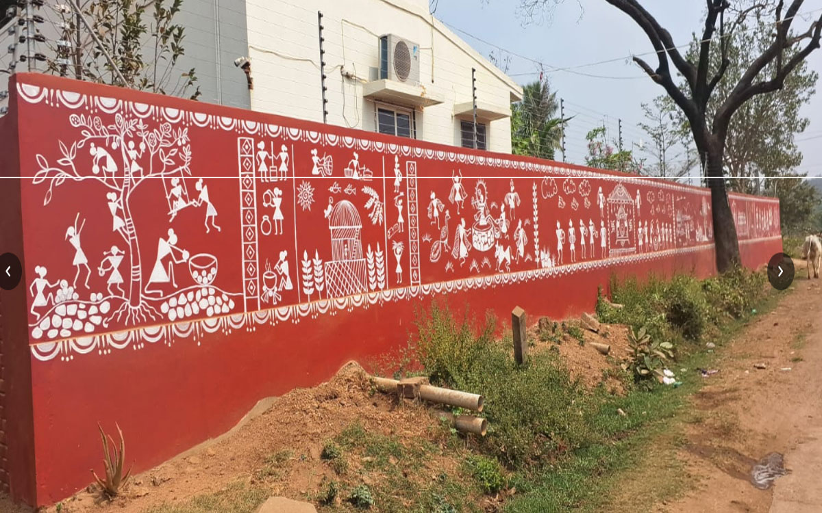 కాకర్ల గ్రామంలో కళాత్మక సందడి