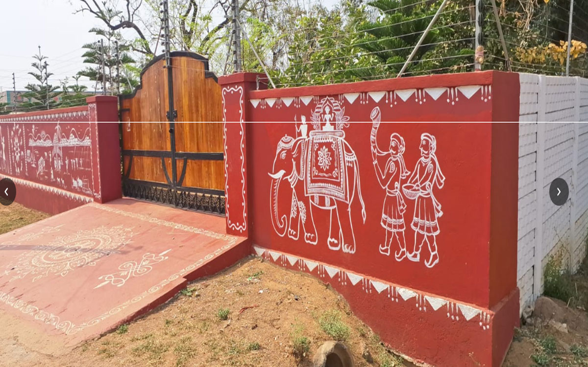 కాకర్ల గ్రామంలో కళాత్మక సందడి