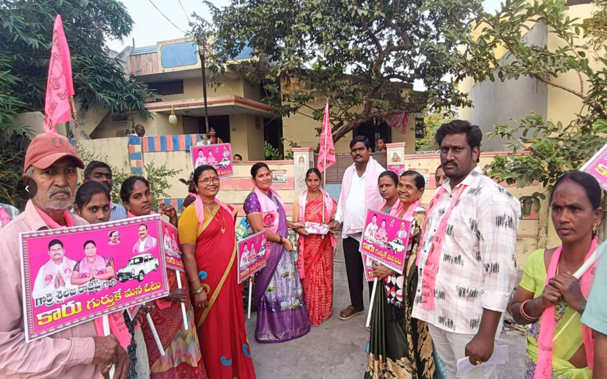 కోదాడ‌లో బీఆర్ఎస్ అభ్యర్థుల ముమ్మ‌ర ప్రచారం