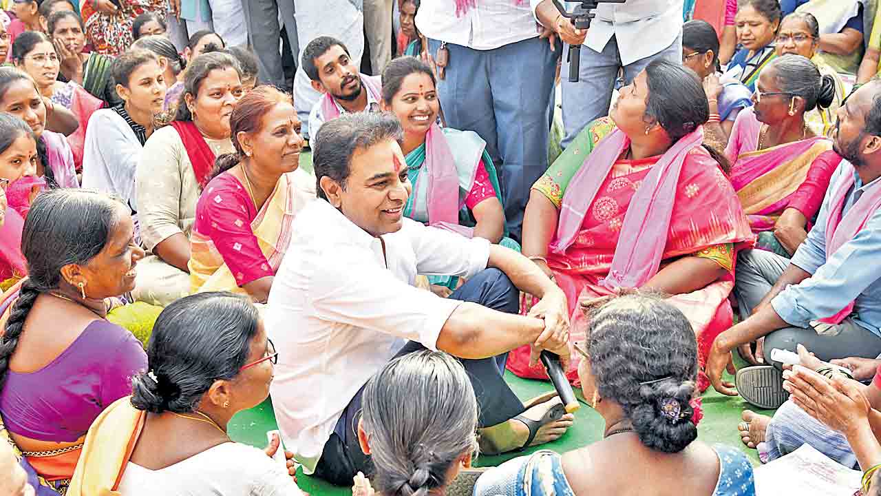 రామన్నపై విశ్వాసం బీఆర్‌ఎస్‌కే పట్టం.. కేటీఆర్‌కే మరోసారి జైకొట్టిన సిరిసిల్ల కార్మికలోకం