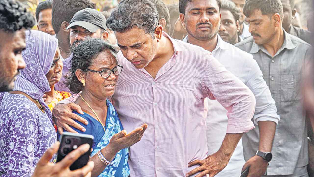 KTR | ఇందిరమ్మ పాలనంటే.. ఇండ్లు కూల్చుడా.. భూదాన్ కూల్చివేతలపై కేటీఆర్ ఫైర్