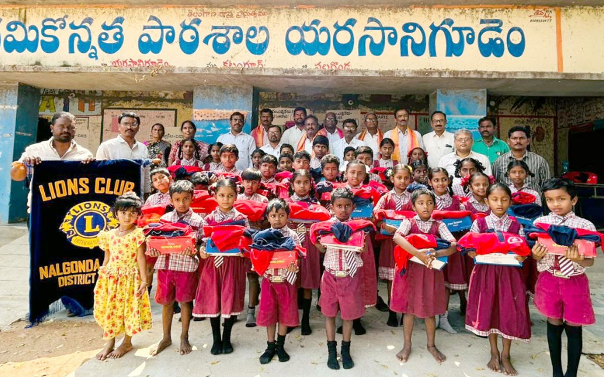 లయన్స్ క్లబ్ సేవలు అభినందనీయం : ఎంఈఓ అంబటి అంజయ్య