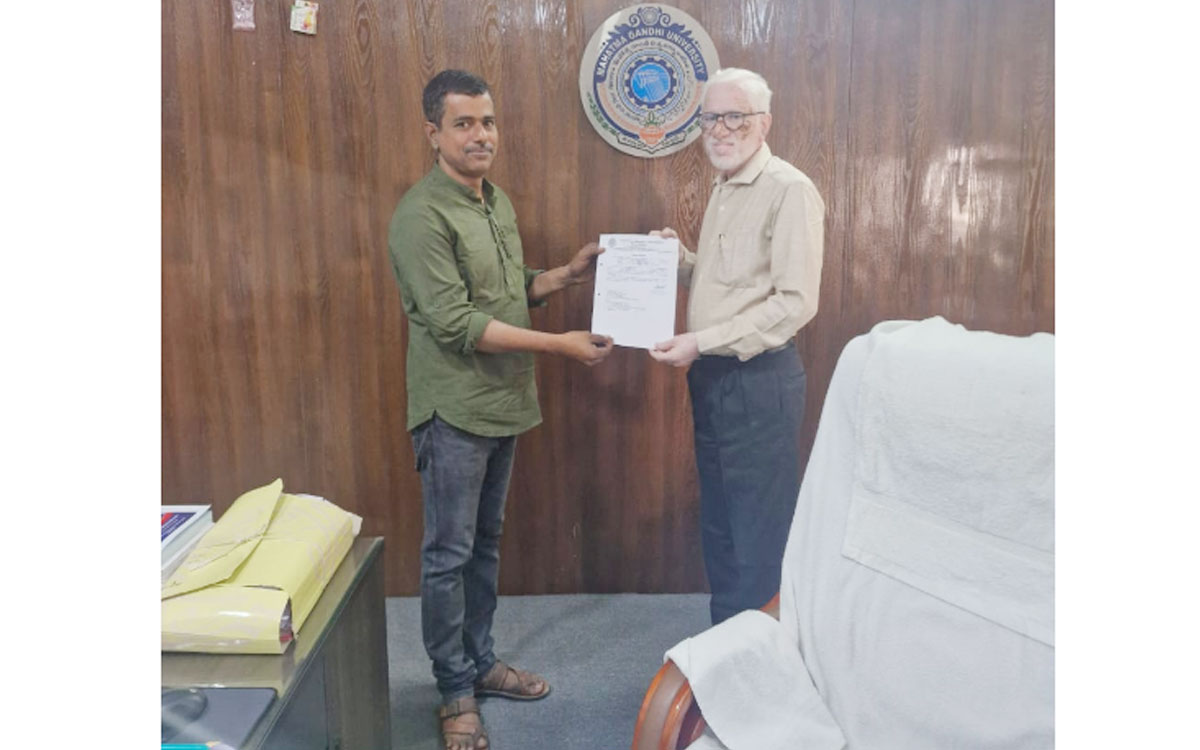 ఎంజీయూ ఈఎల్‌టీ ఇన్‌చార్జి డైరెక్ట‌ర్‌గా దండా ర‌వీంద‌ర్‌రెడ్డి