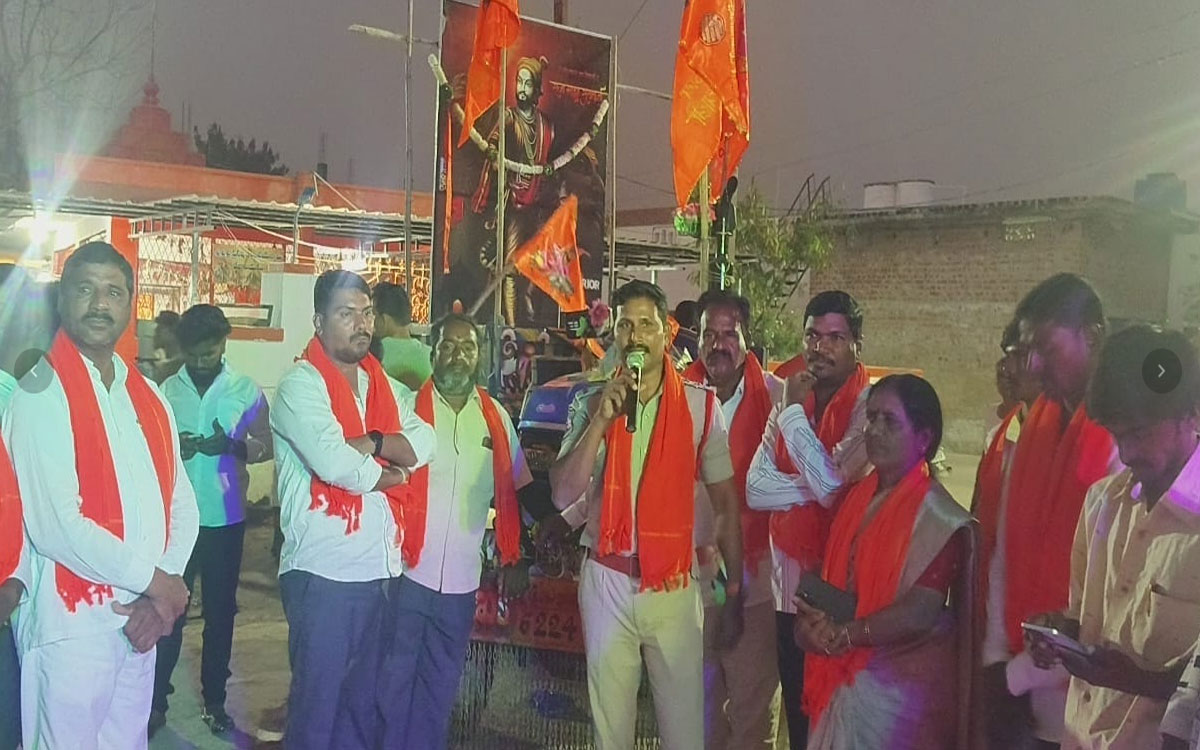 మునుగోడులో ఛత్రపతి శివాజీ జయంతి వేడుకలు