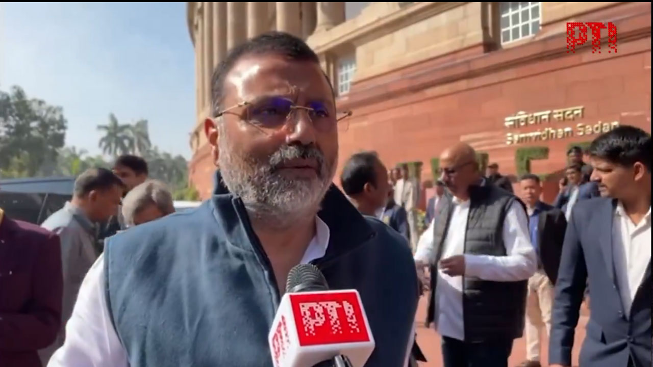 Nishikant Dubey: రాహుల్ గాంధీ స‌భ్య‌త్వం ర‌ద్దు కోరుతూ..  నోటీసు ఇచ్చిన బీజేపీ ఎంపీ దూబే