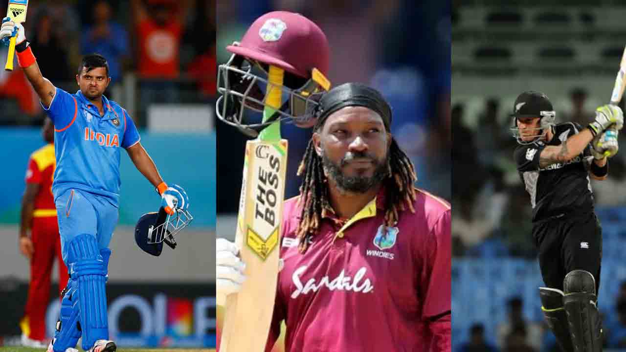 T20 World Cup Centurions | పొట్టి ప్రపంచకప్‌లో వీరబాదుడు.. శతకంతో గర్జించిన రైనా, గేల్..!