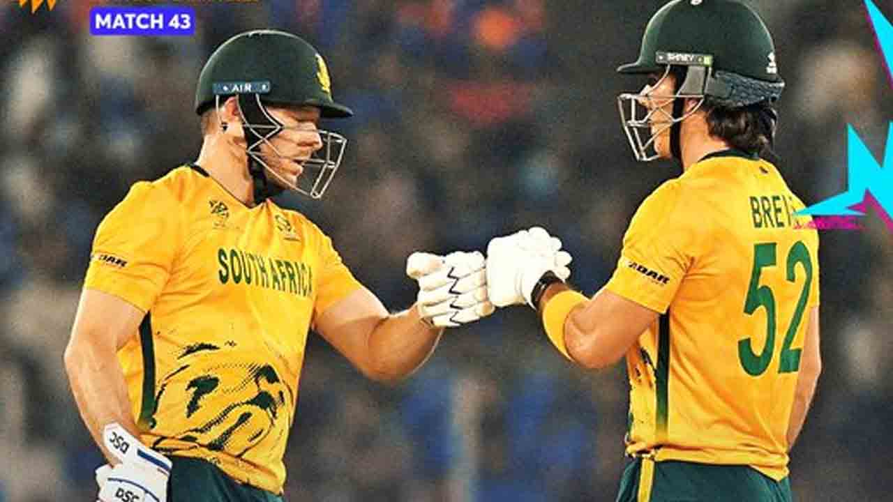 IND vs RSA | దంచేసిన మిల్లర్, బ్రెవిస్.. భారీ స్కోర్‌తో సవాల్ విసిరిన దక్షిణాఫ్రికా..!