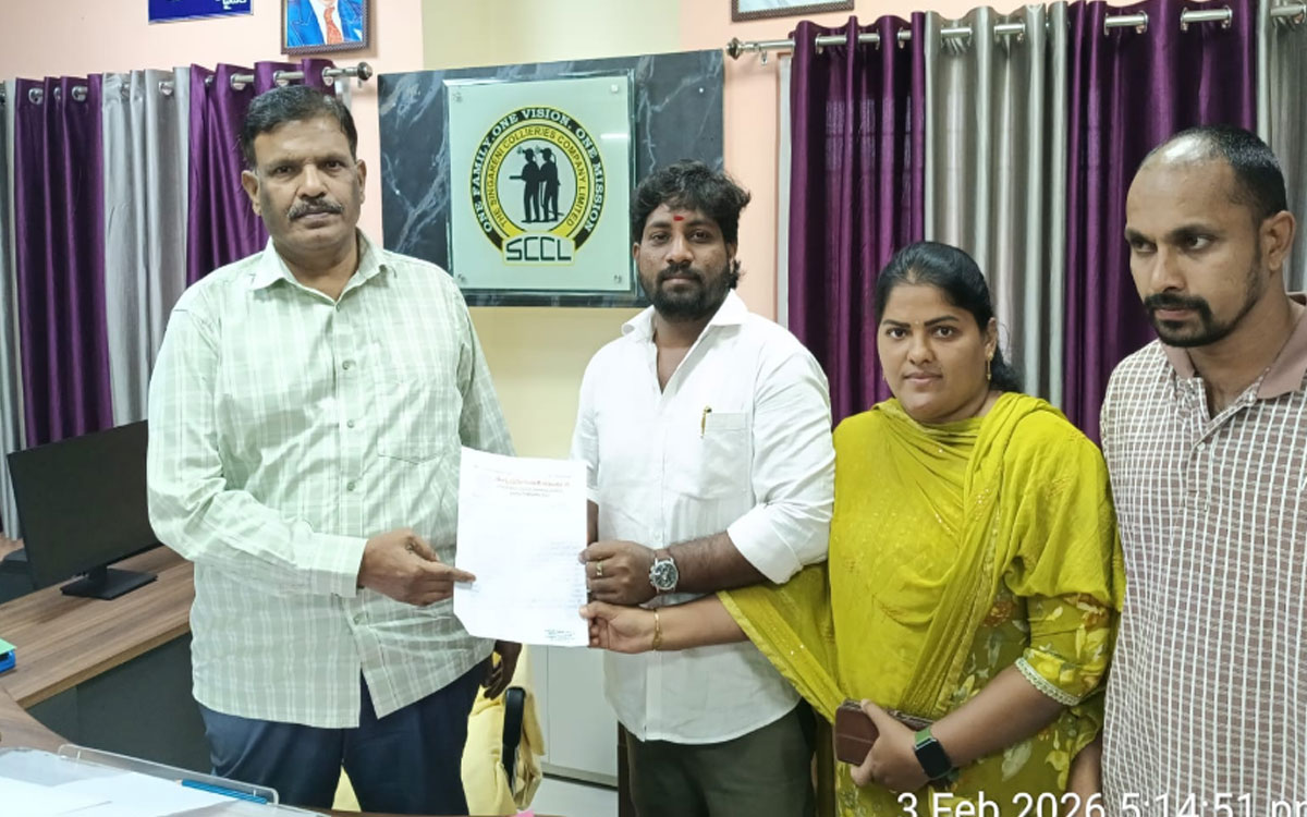 ధన్బాద్ గ్రామ సమస్యలపై జీఎం శాలెం రాజుకు వినతి