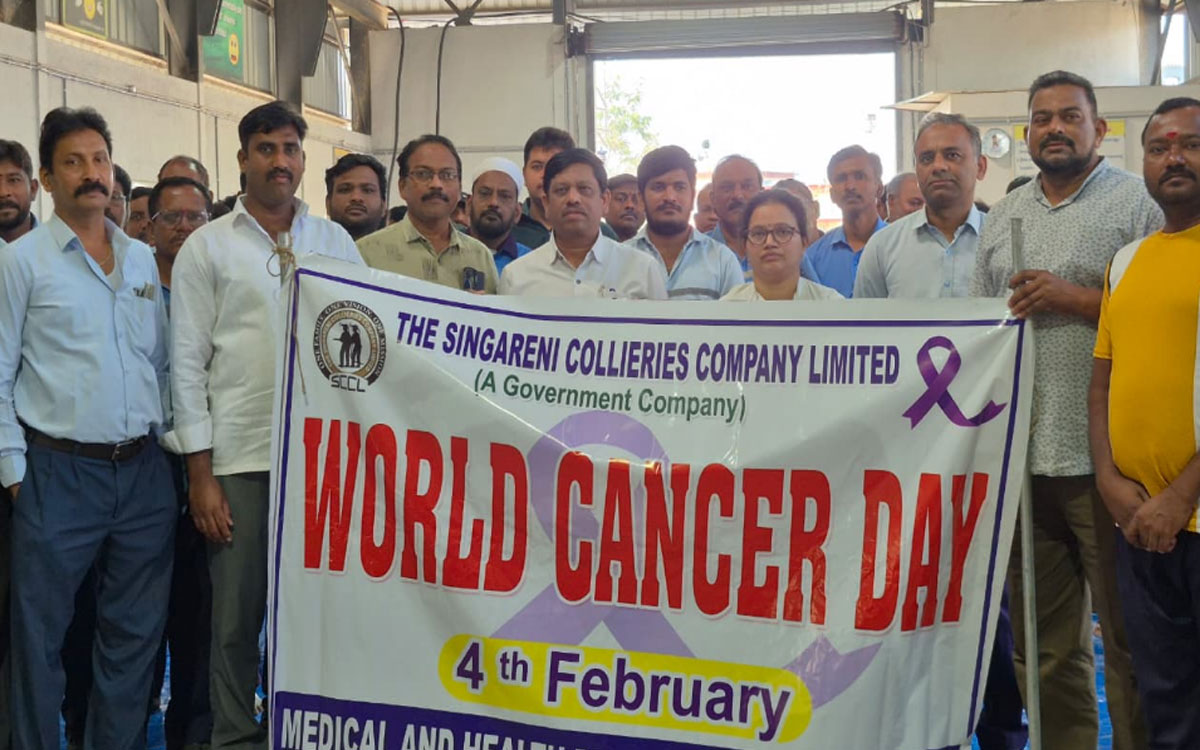 ఏరియా వర్క్‌షాప్‌లో ప్రపంచ క్యాన్సర్ దినోత్సవ అవగాహన సదస్సు