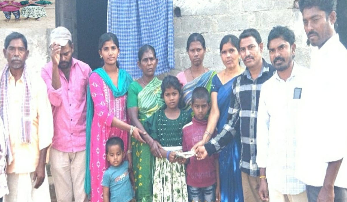Dongaturthi | మృతుడి కుటుంబానికి దొంగతుర్తి గ్రామస్తుల ఆర్థిక చేయూత