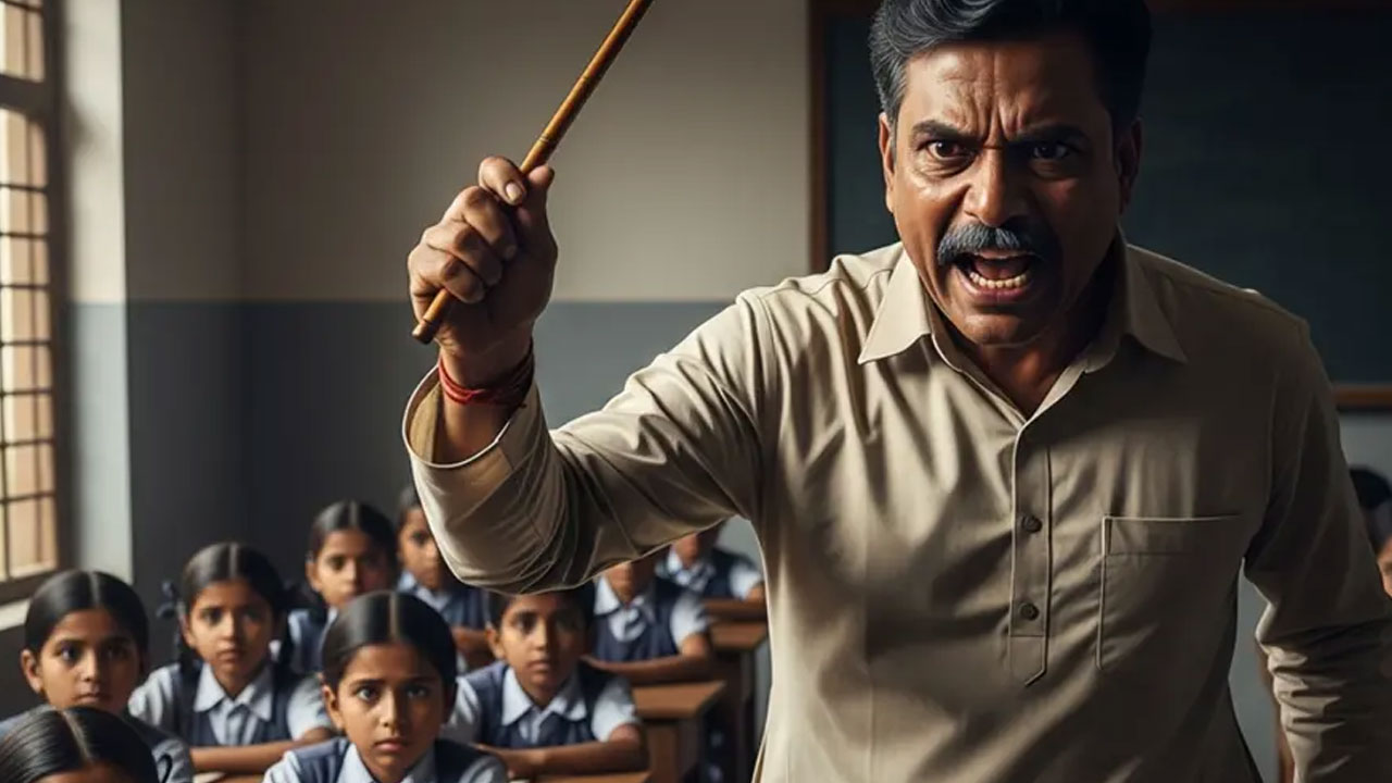 Minor Students: బైక్ ధ్వంసం చేశార‌ని 32 మంది విద్యార్థుల‌ను కొట్టిన టీచ‌ర్‌..