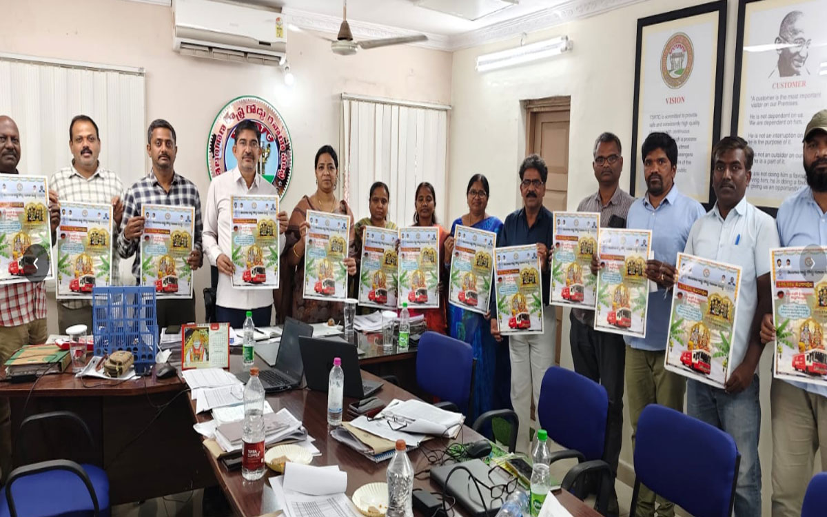 ఆర్టీసీ లాజిస్టిక్ ద్వారా భద్రాచలం సీతారాముల కల్యాణ తలంబ్రాల బుకింగ్