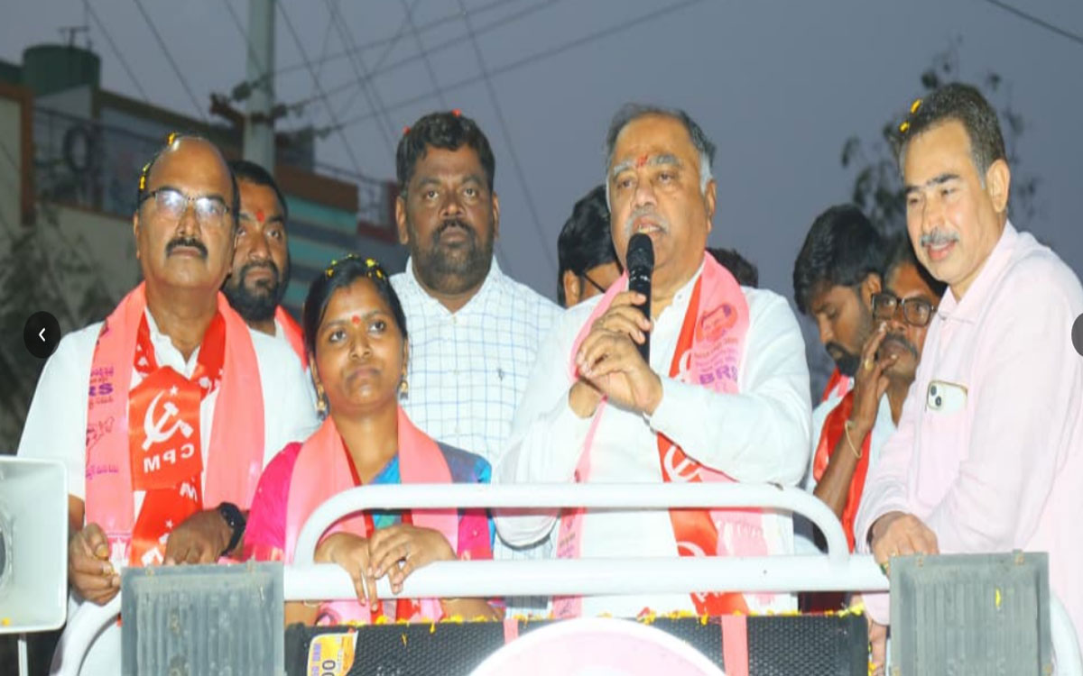 కందాల రోడ్ షో అదుర్స్.. బీఆర్ఎస్ శ్రేణుల్లో నయా జోష్