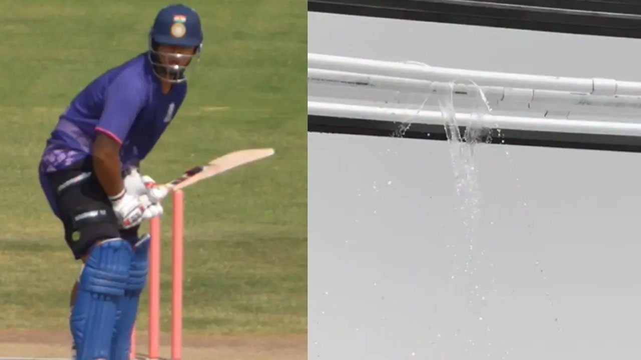 Vaibhav Sooryavanshi: వైభ‌వ్ సూర్య‌వంశీ భారీ షాట్‌.. ప‌గిలిన వాట‌ర్‌ పైప్.. వీడియో