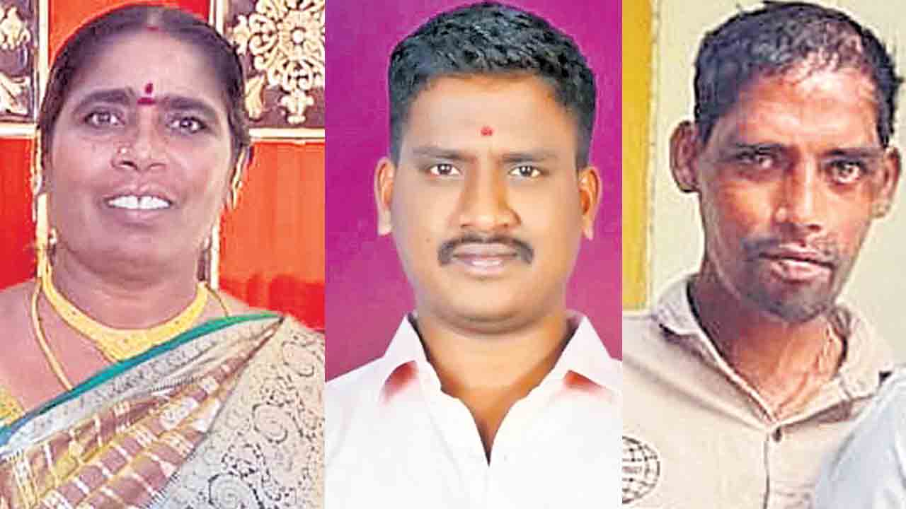 రోడ్డు ప్రమాదంలో ముగ్గురు మృతి