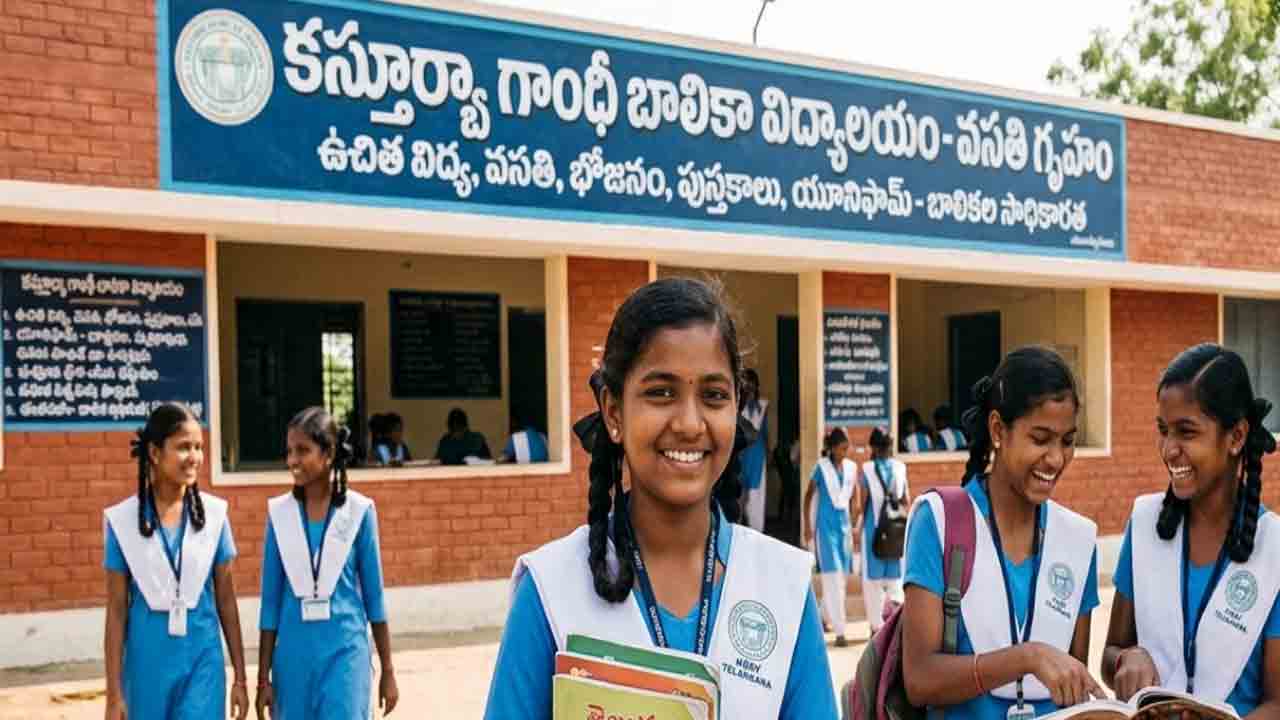 కేజీబీవీ ప్రవేశాలకు తొలిసారిగా ఎంట్రెన్స్‌