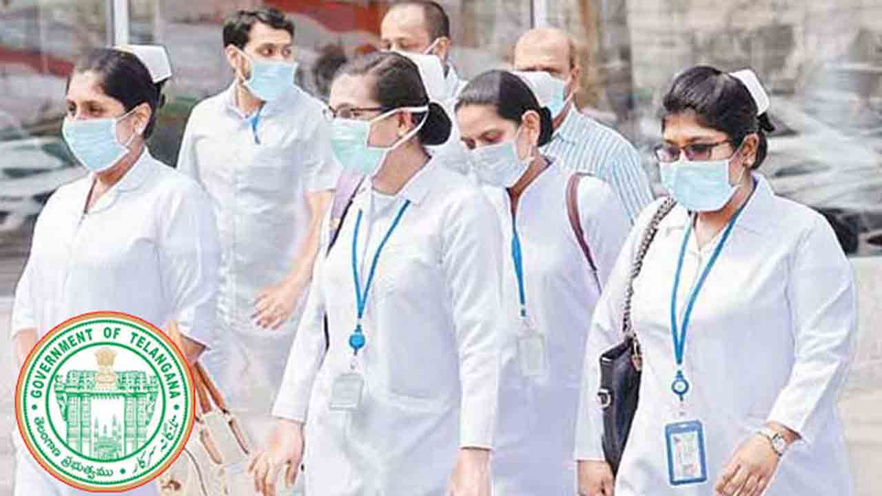 ‘నర్సింగ్‌ ఆఫీసర్లకు 40 వేల వేతనం అమలు చేయాలి’