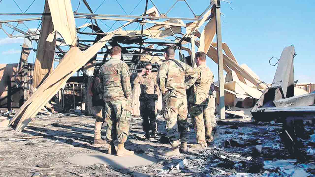 13 అమెరికా సైనిక స్థావరాలు ధ్వంసం