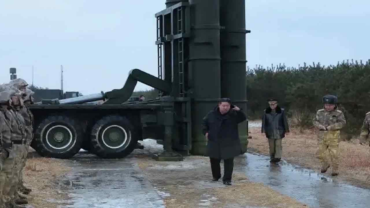 అమెరికా లక్ష్యంగా క్షిపణి ఇంజిన్‌ పరీక్ష