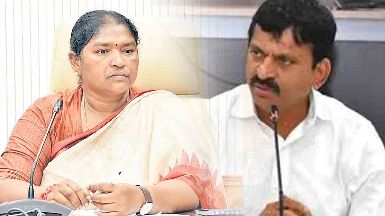 ఆలయాల అభివృద్ధికి కృషి : సీతక్క , పొంగులేటి