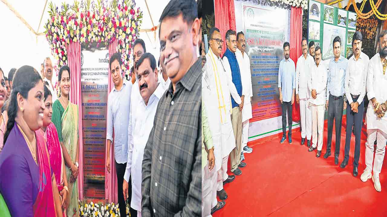 Telangana | కేసీఆర్ సర్కార్ నిర్మాణం.. రేవంత్ రెడ్డి రిబ్బన్ కటింగ్.. 100 కోట్లతో చేపట్టిన ఎకో టూరిజం పార్క్ ప్రారంభించిన సీఎం