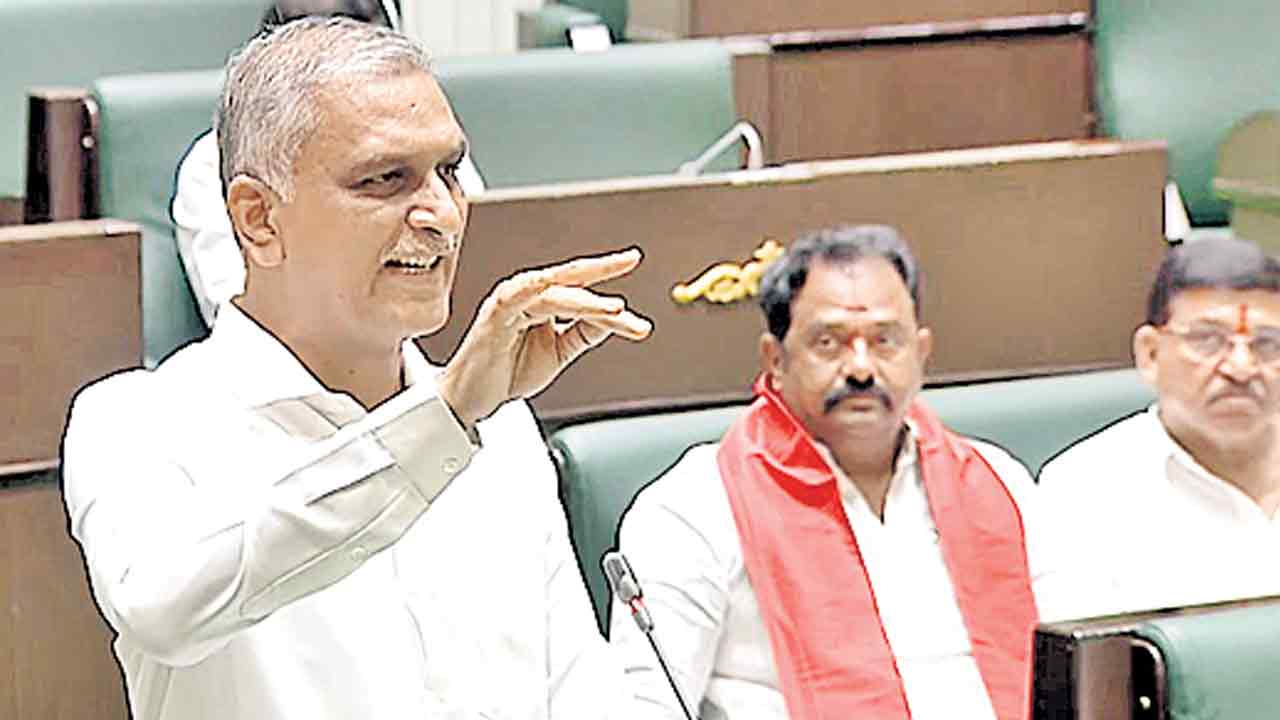 Harish rao | రాఘవ కన్‌స్ట్రక్షన్స్‌ బరితెగింపు..పొంగులేటి రాజీనామా చేసి విచారణ ఎదుర్కోవాలి : హరీశ్‌రావు