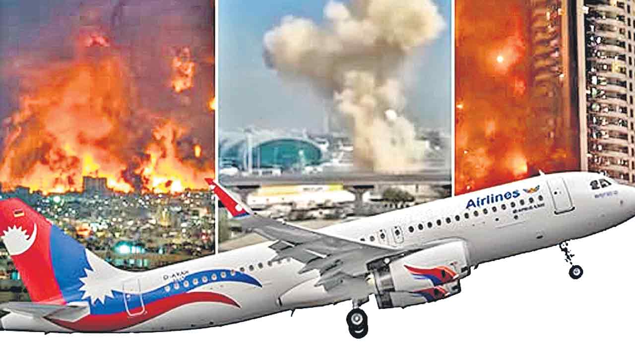 విమానయానానికి వార్‌ సెగ