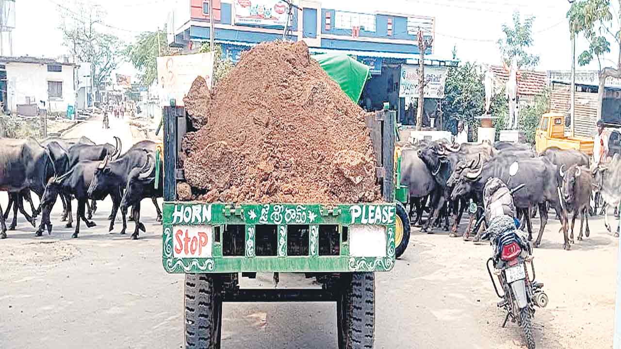 మొరంపై కన్ను అధికారులే దన్ను