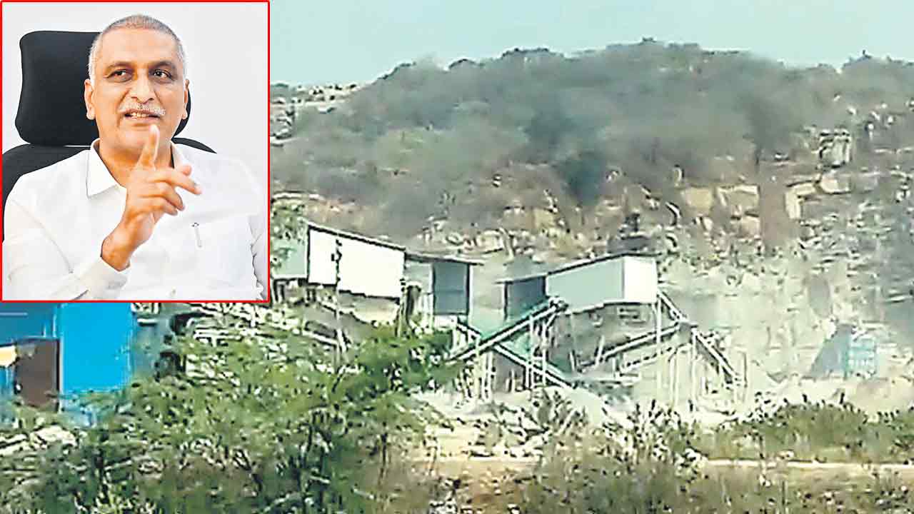 కొండలు మింగుతున్న పొంగులేటి కంపెనీ