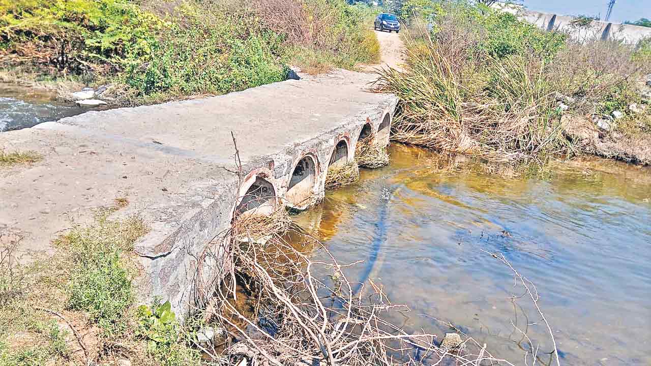 కాల్వలను మింగేస్తుండ్రు