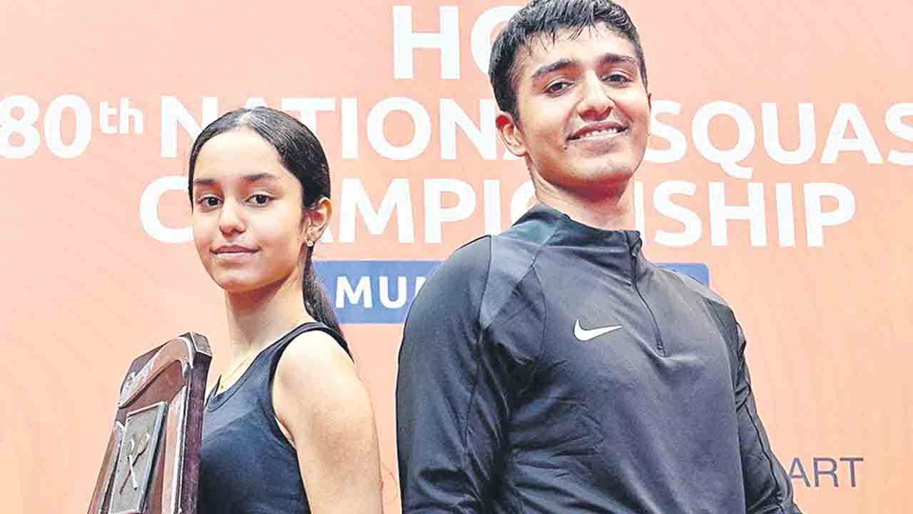 అభయ్‌, అనాహత్‌కు టైటిళ్లు