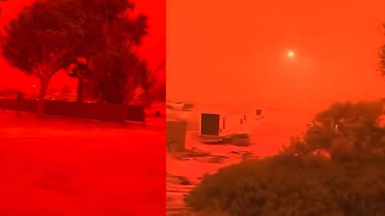Australia | ఎర్రగా మారిన ఆకాశం.. ఆస్ట్రేలియాలో అరుదైన ఘటన