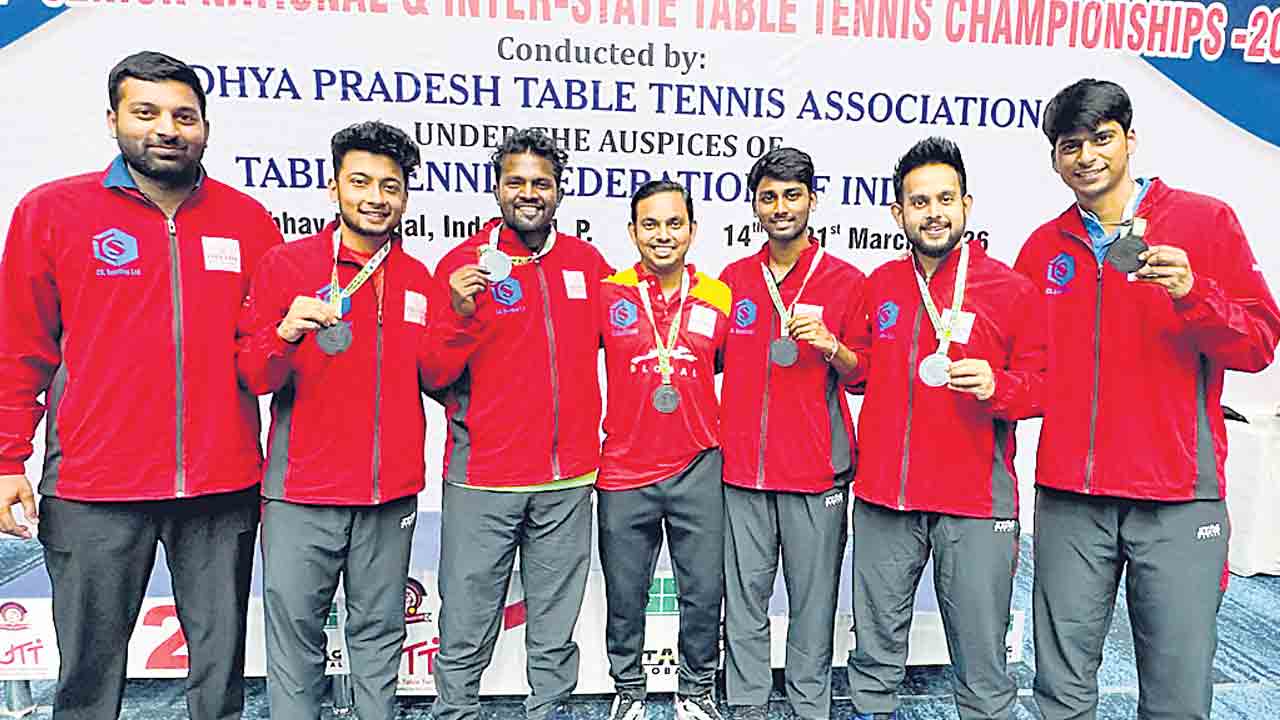 తెలంగాణకు కాంస్యం.. ఆకుల శ్రీజకు రజతం