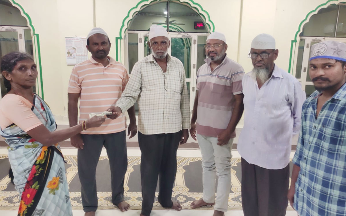 రంజాన్ స్ఫూర్తి.. బాధితుడికి జమాతే ఇస్లామిక్ హింద్ అండ