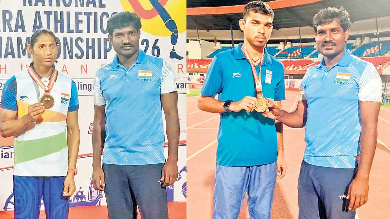 దీప్తి, అకీర పసిడి ధమాకా.. జాతీయ పారా అథ్లెటిక్స్‌ టోర్నీ