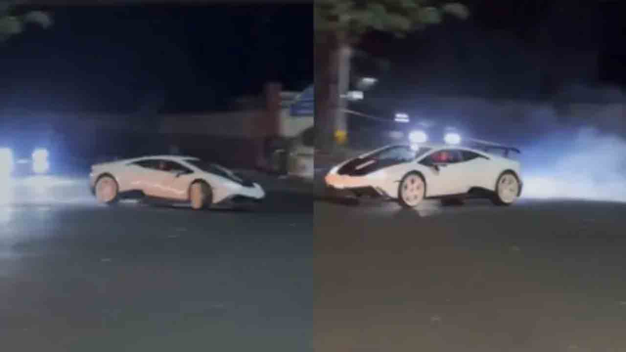 Watch: ఖరీదైన కారుతో రోడ్డుపై స్టంట్లు.. వీడియో వైరల్‌