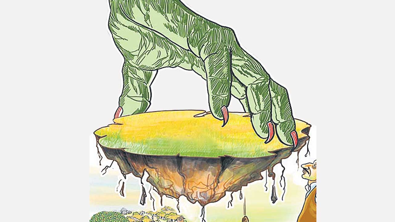 గైరాన్‌ భూములు గాయబ్‌