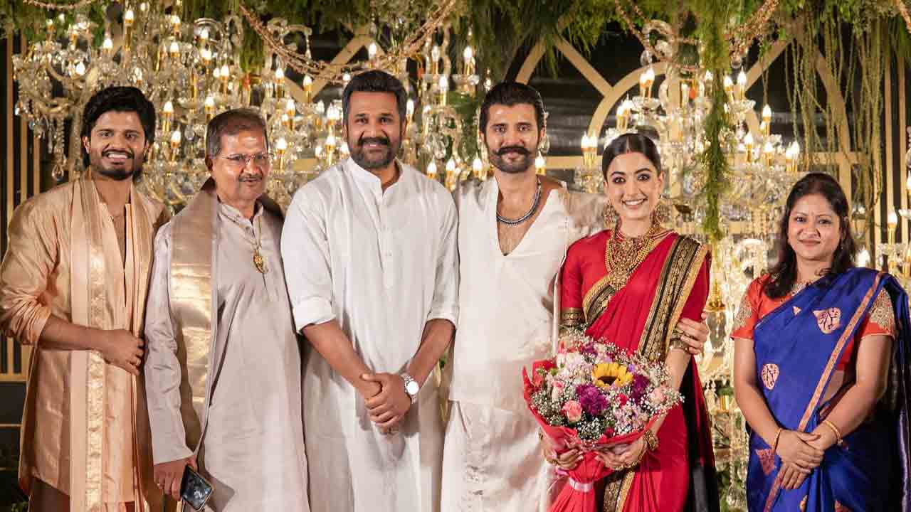 Vijay Deverakonda | ‘విరోష్‌’ రిసెప్షన్‌లో మన్నె క్రిశాంక్ సందడి.. విజయ్ దేవరకొండ తండ్రిపై ప్రశంసలు