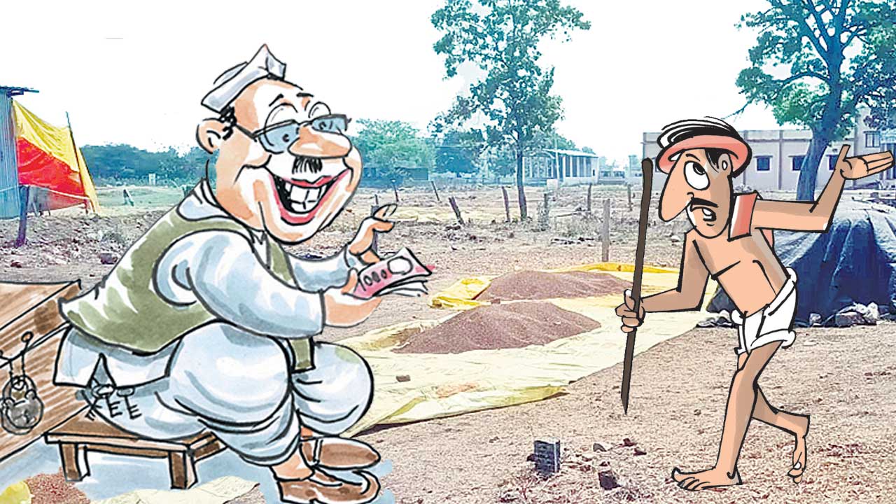 ఎర్రజొన్న రైతుకు సిండికేట్‌ దెబ్బ