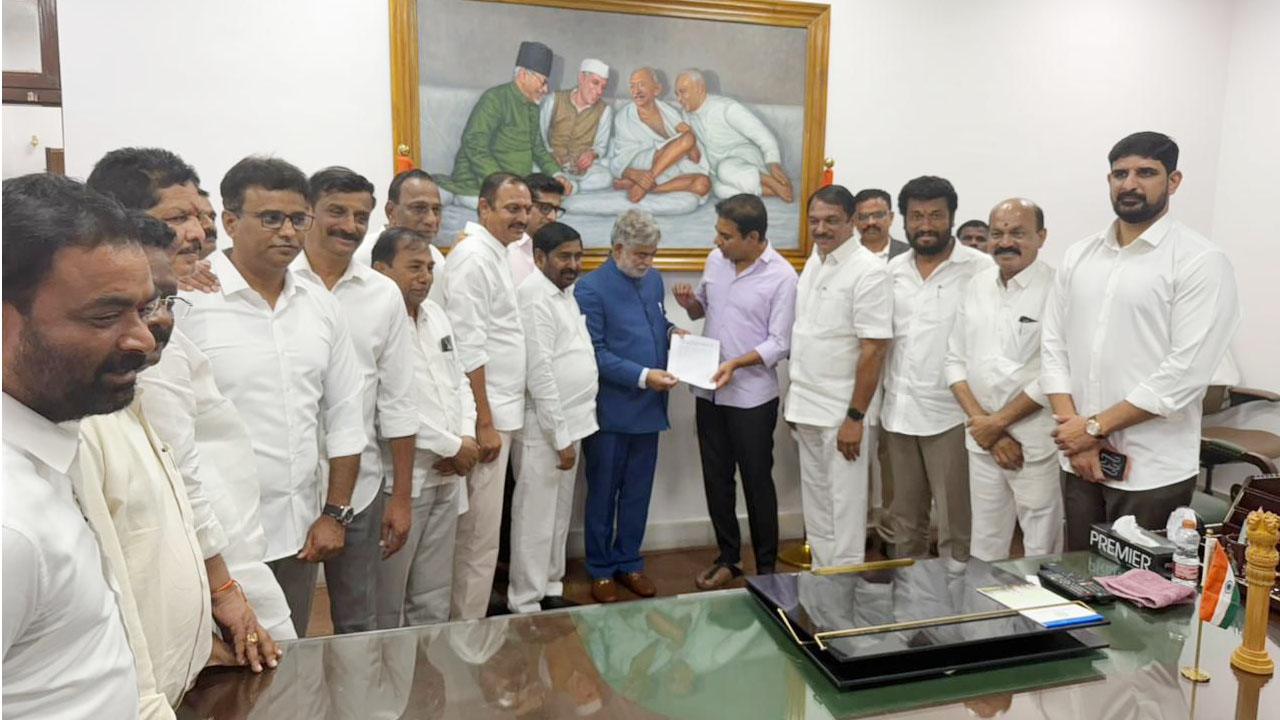 Private Bill Notice | ప్రైవేట్ మెంబర్ బిల్లు నోటీసును స్పీకర్‌కు అందజేసిన కేటీఆర్‌