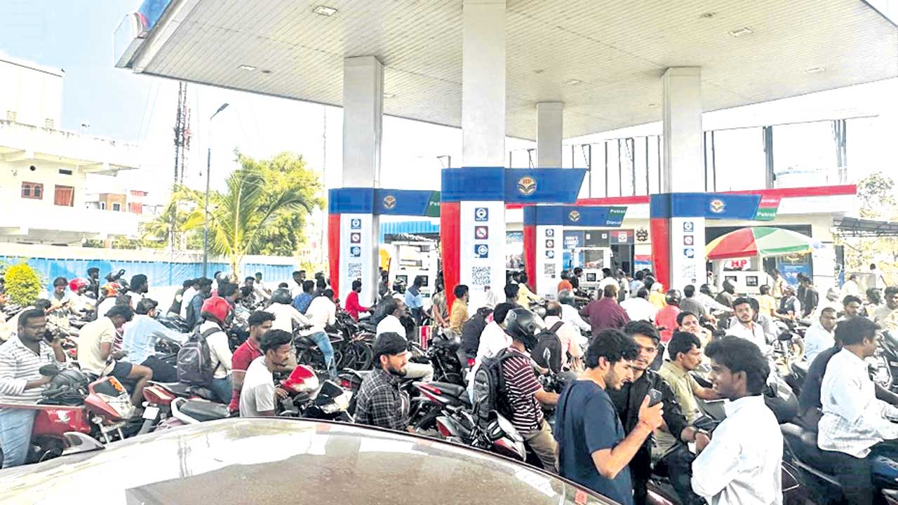 గ్యాస్‌ పెట్రోల్‌ నో స్టాక్‌