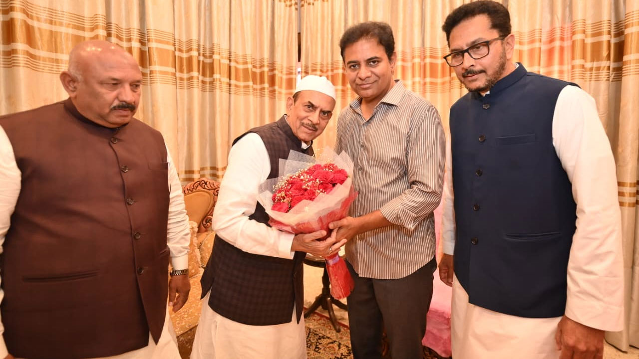 KTR | మహమూద్‌ అలీ ఇంట్లో రంజాన్‌ వేడుకలు.. హాజరైన కేటీఆర్‌