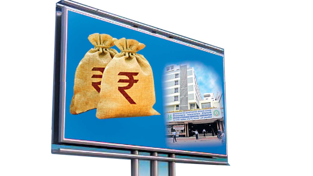 GHMC Advertisements | ప్రకటనల మాటున లక్షల దందా.. ఒక్కో కారిడార్‌కు రూ. 10 లక్షల లంచం?