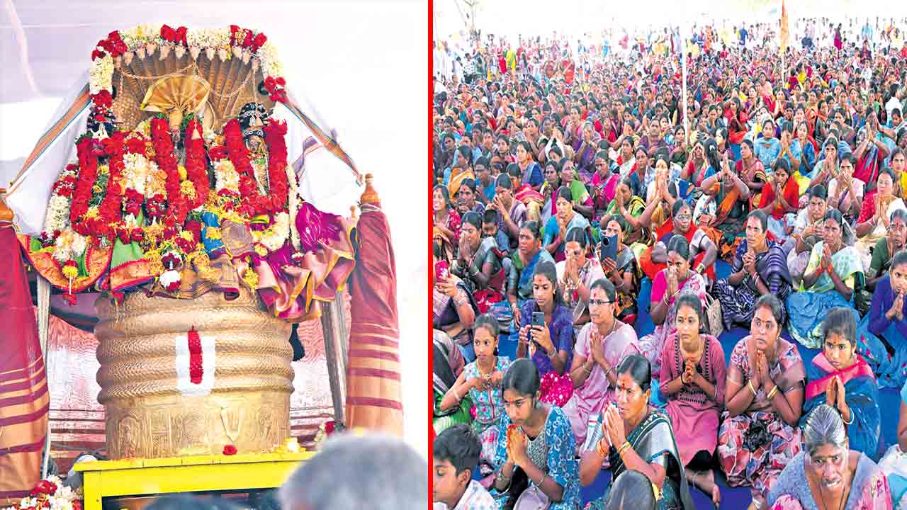 ఉమ్మడి రంగారెడ్డి జిల్లాలో వైభవంగా సీతారాముల వివాహం